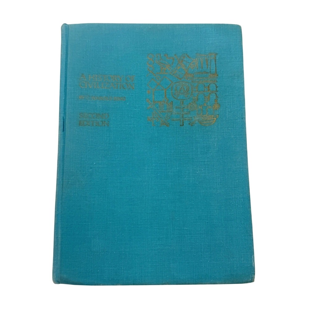 Charles Scribner's Sons A History of Civilization Hardcover Teal 1964